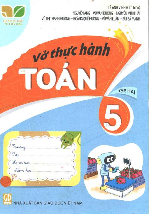 Vở thực hành Toán 5 - Tập hai - Kết nối tri thức 2026-2027